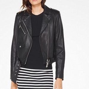 Micheal kors authentic leather jacket